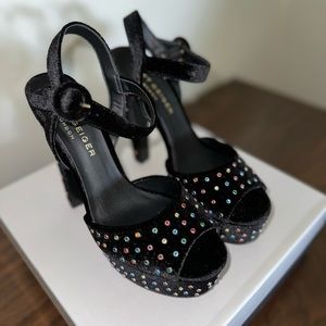NEW Kurt Geiger London Molton Platform Sandal Size 7